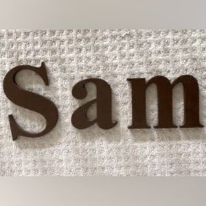 Wooden Letters SAM
